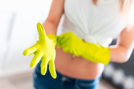 rubber gloves